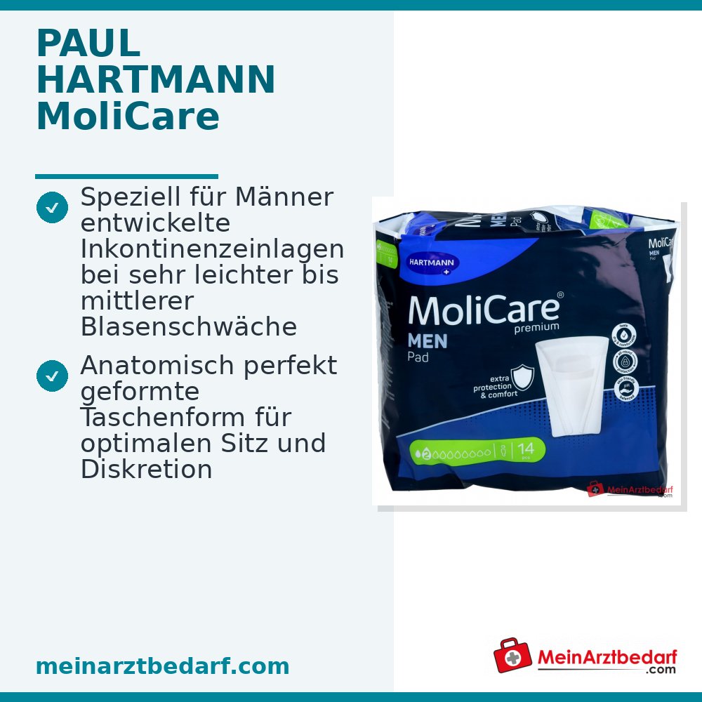 MoliCare® Premium MEN Pad 2 drop insert