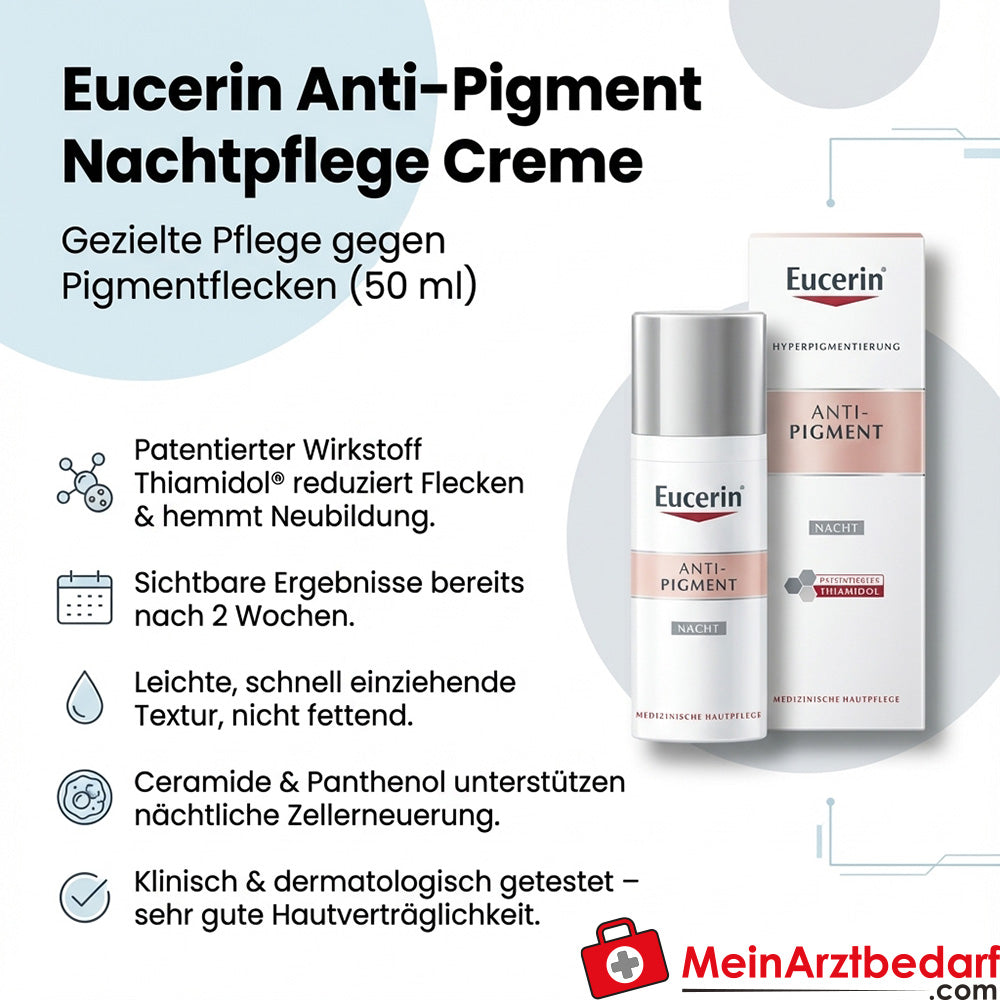 Eucerin Anti-Pigment Night Care Krem z tiamidolem 50 ml