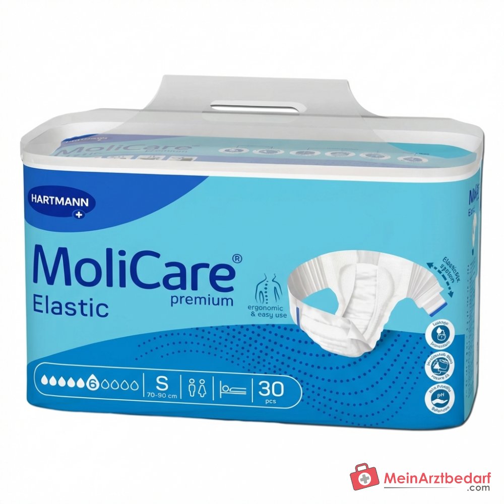 MoliCare Premium Slips elásticos para incontinencia 5 gotas talla L 30 unidades