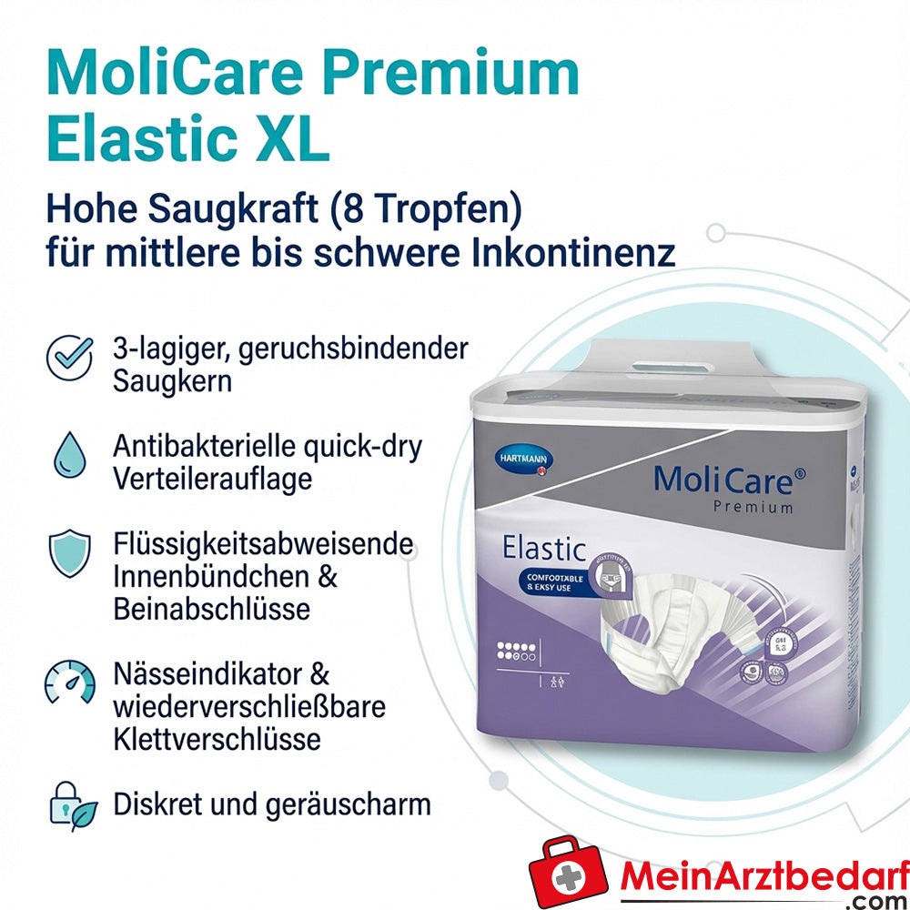 MoliCare Premium Elastic Slip Incontinence 8 gouttes taille XL