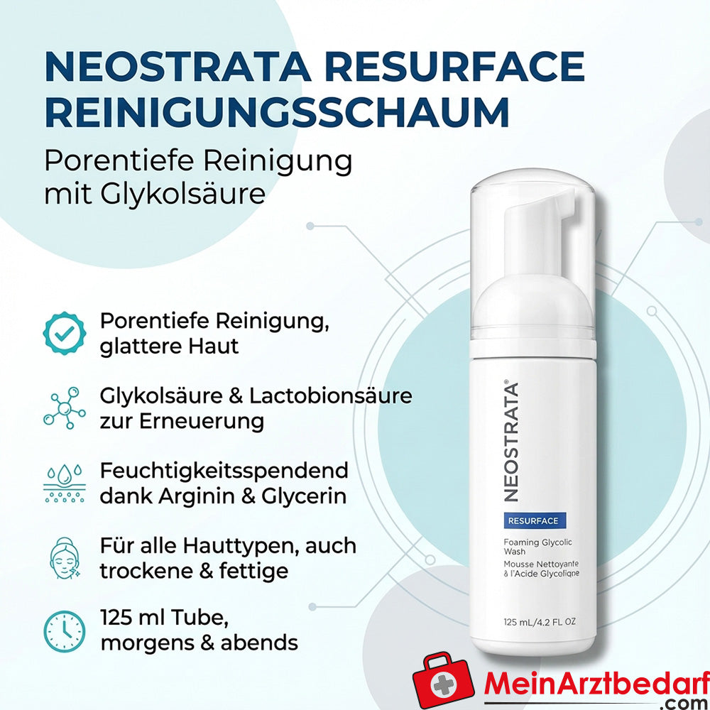 NeoStrata Resurface Reinigingsschuim Glycolzuur 125 ml