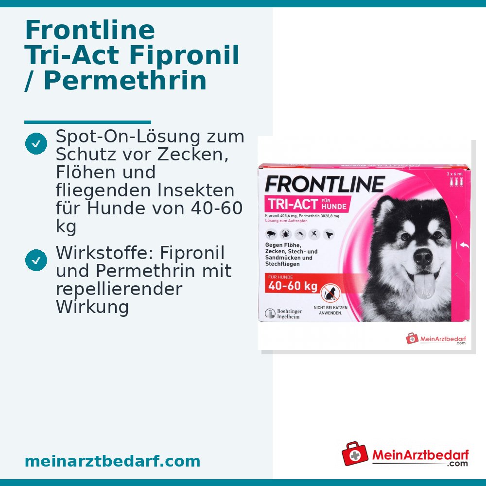 Frontline Tri-Act Spot-on roztwór dla psów 40-60 kg 3 szt.