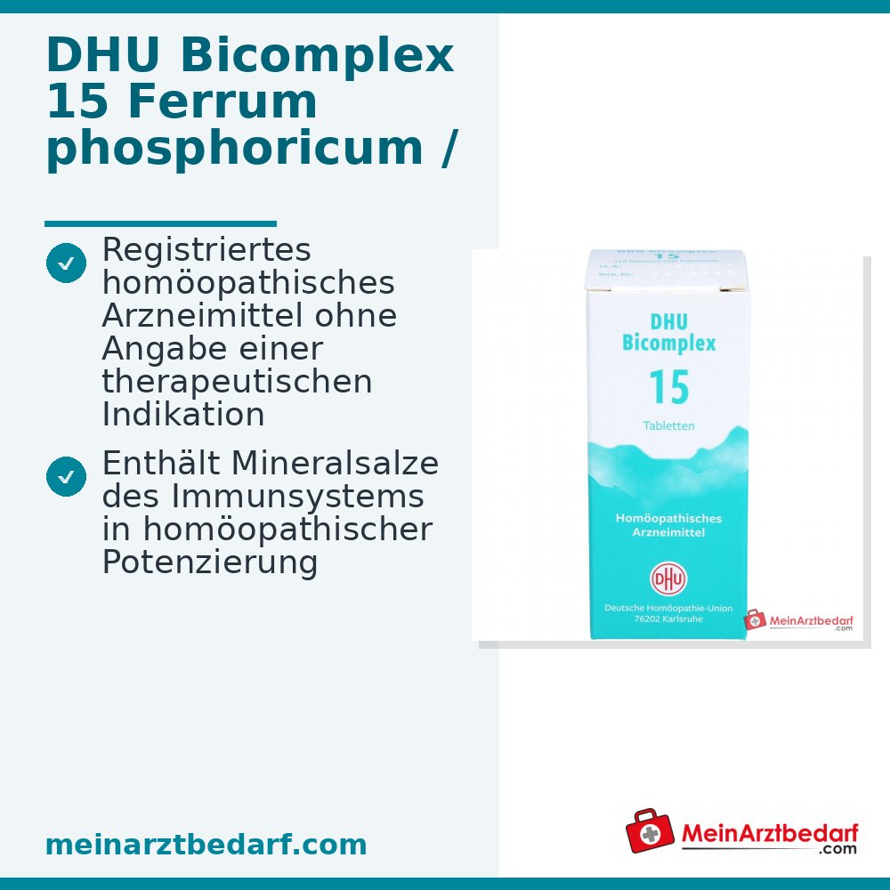 DHU Bicomplex 15 homeopathisch geneesmiddel tabletten 150 stuks