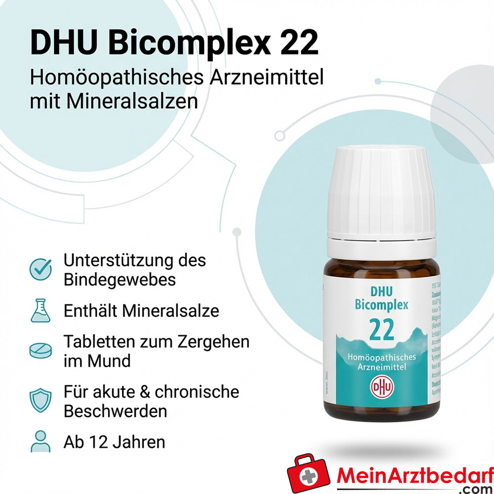 DHU Bicomplex 22 comprimés homéopathiques avec sels minéraux