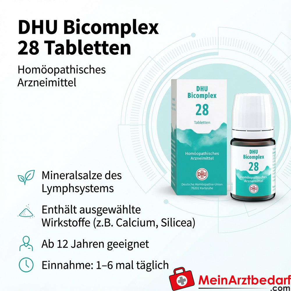 DHU Bicomplex 28 comprimés avec Calcium fluoratum D12