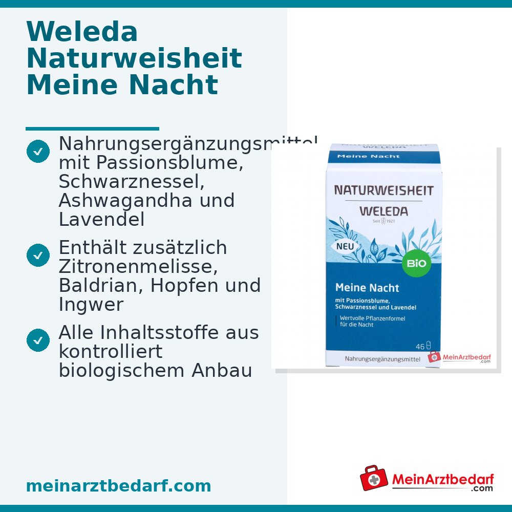 Weleda Sabiduría Natural Mis Cápsulas Nocturnas, 46 ud.