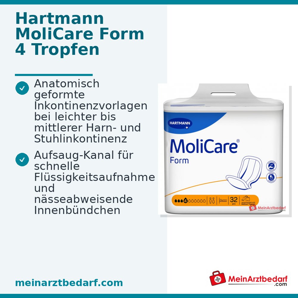 MoliCare Form 4 Gouttes Protections pour l'incontinence Absorption 4