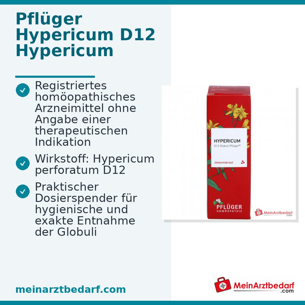 Pflüger Hypericum D12 Globules 10 g