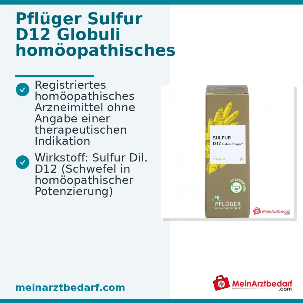 Pflüger Soufre D12 Globules 10 g