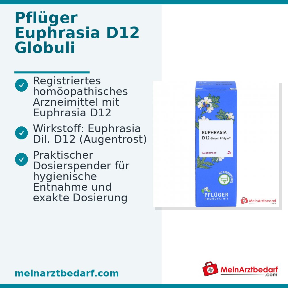 Pflüger Euphrasia D12 granulki 10 g