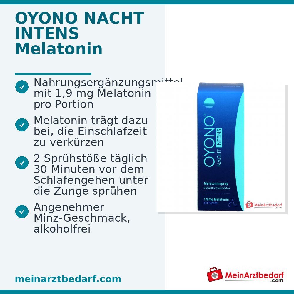 OYONO NACHT INTENS Melatonine Spray, 30 ml
