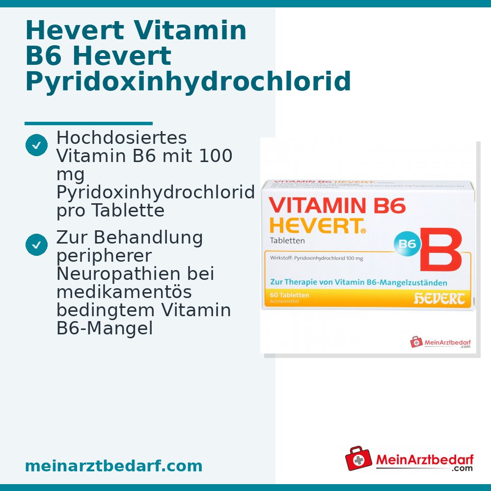 Hevert Vitamin B6 Tabletten, 60 St.