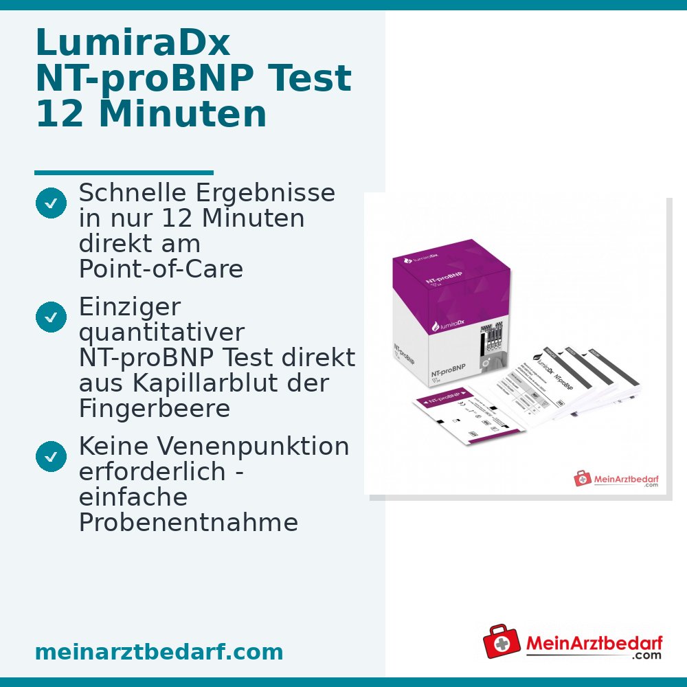 LumiraDx Test NT-proBNP, 12 strisce reattive