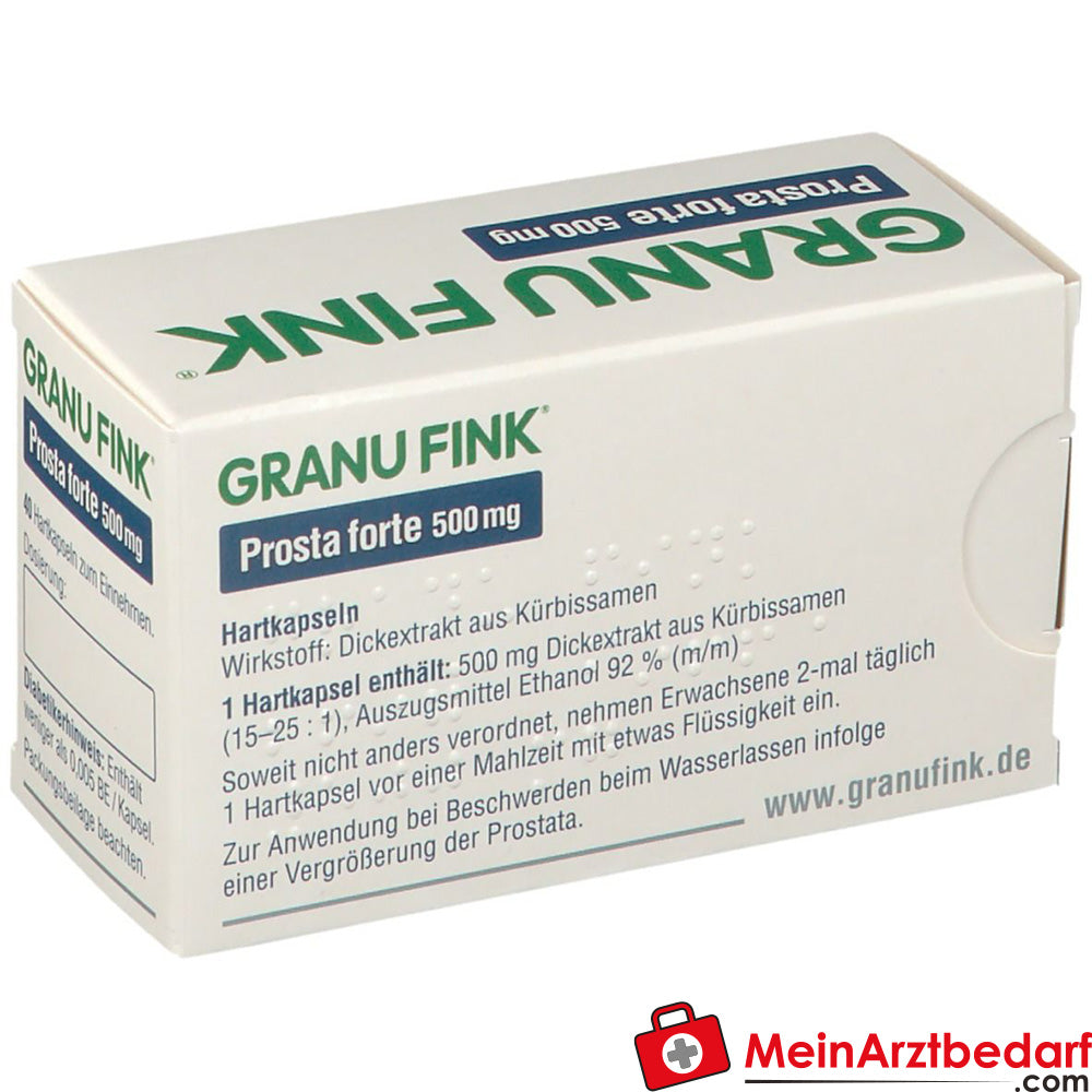 GRANU FINK Prosta forte 500 mg capsules, 140 stuks
