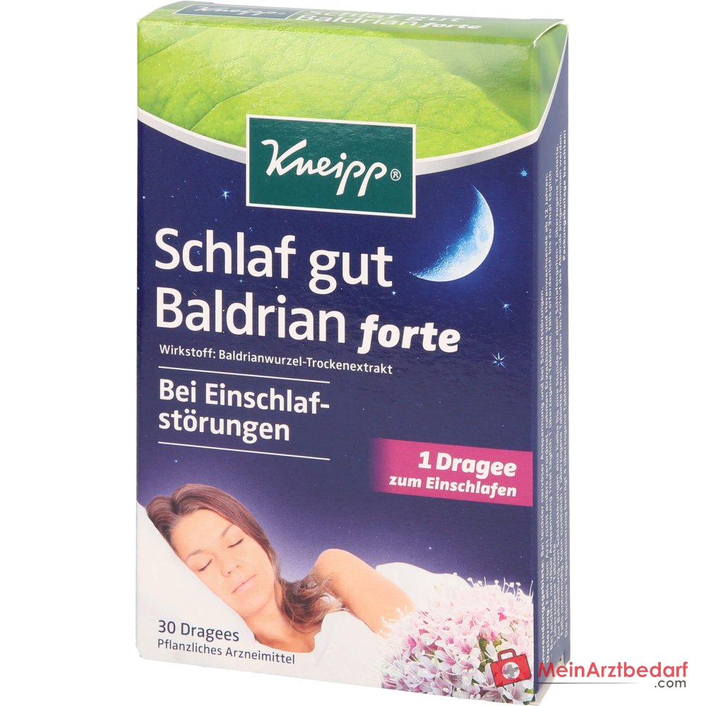 Kneipp Sleep Well Valeriaan forte 450 mg valeriaanwortel droog extract omhulde tabletten