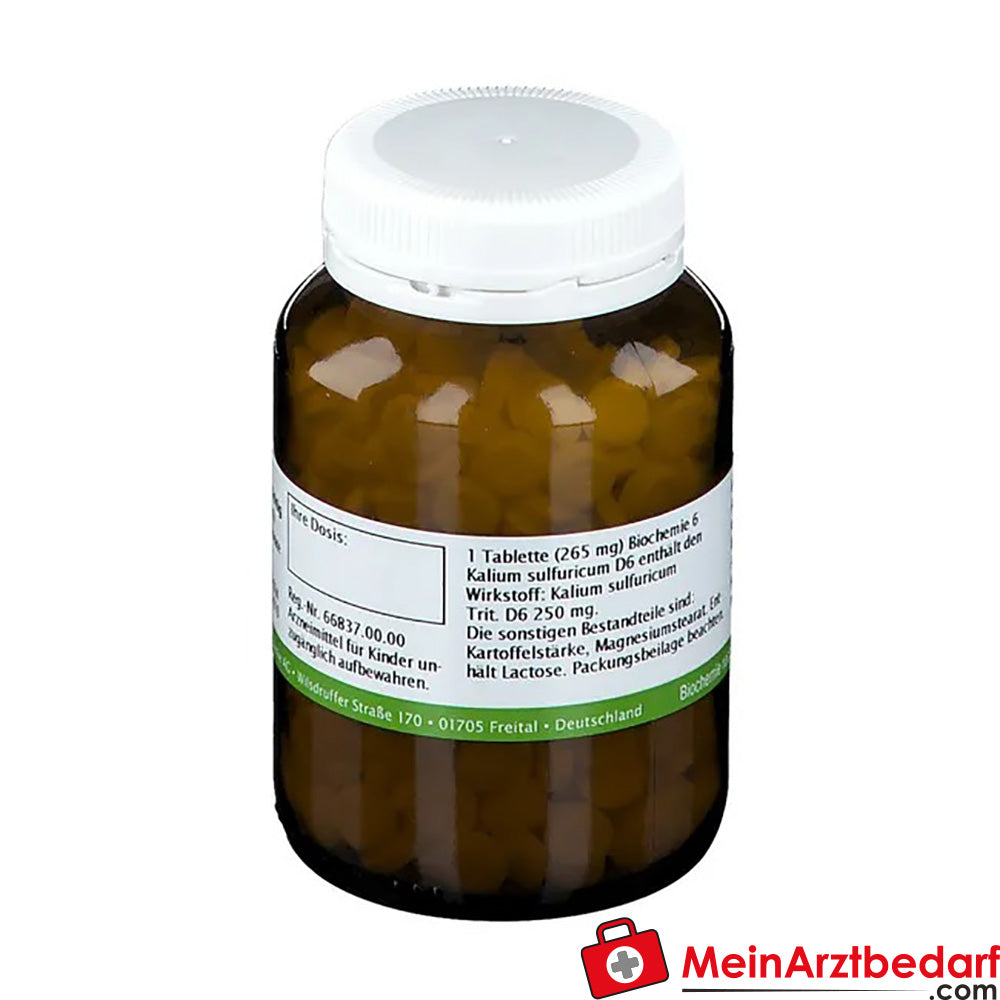 Bombastus Biochemie 6 Kalium sulfuricum D 6 Tabletten.