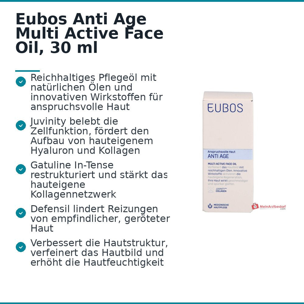 Eubos Anti Age Multi Aktywne Olejek do Twarzy, 30 ml