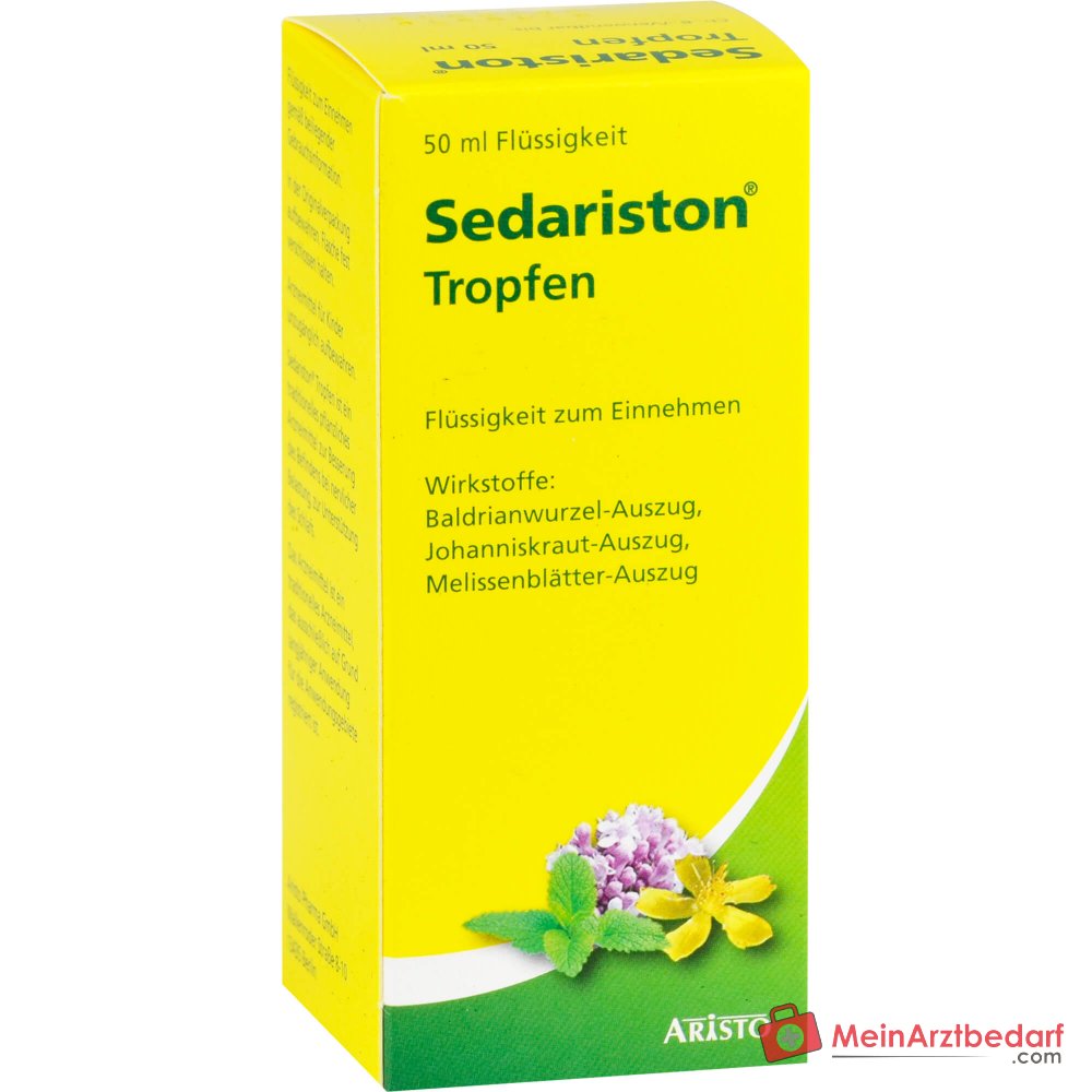 Sedariston gotas valeriana hipérico bálsamo de limón extracto 20 ml