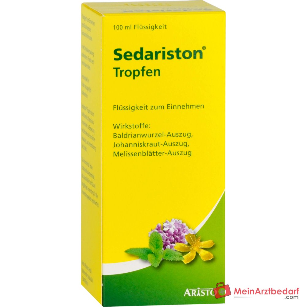 Sedariston gotas extractos de valeriana, hipérico y melisa