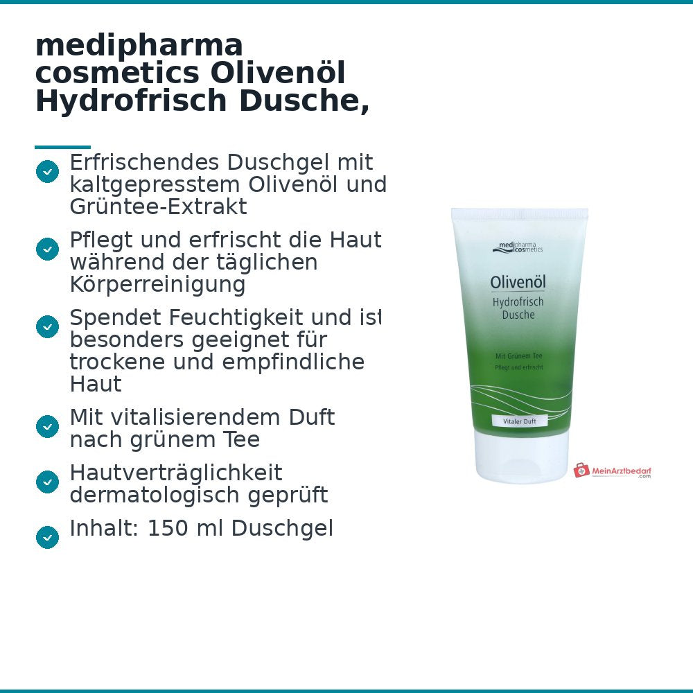 medipharma cosmetics Douche Olivenöl Hydrofrisch, 150 ml