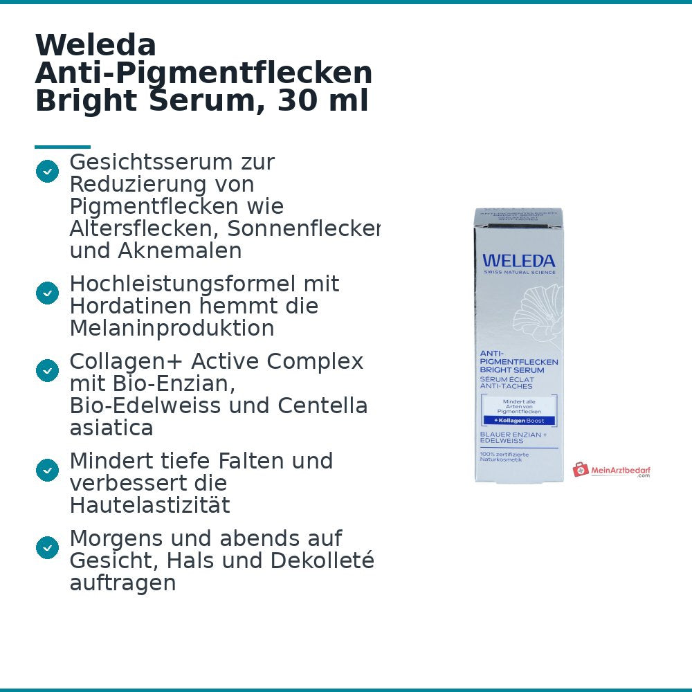 Weleda Bright Serum Anti-Macchie, 30 ml