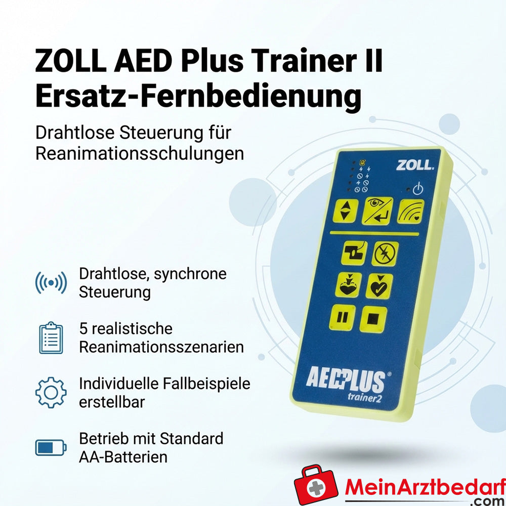 ZOLL Ersatz-Funkfernbedienung für AED Plus Trainer II kabellos