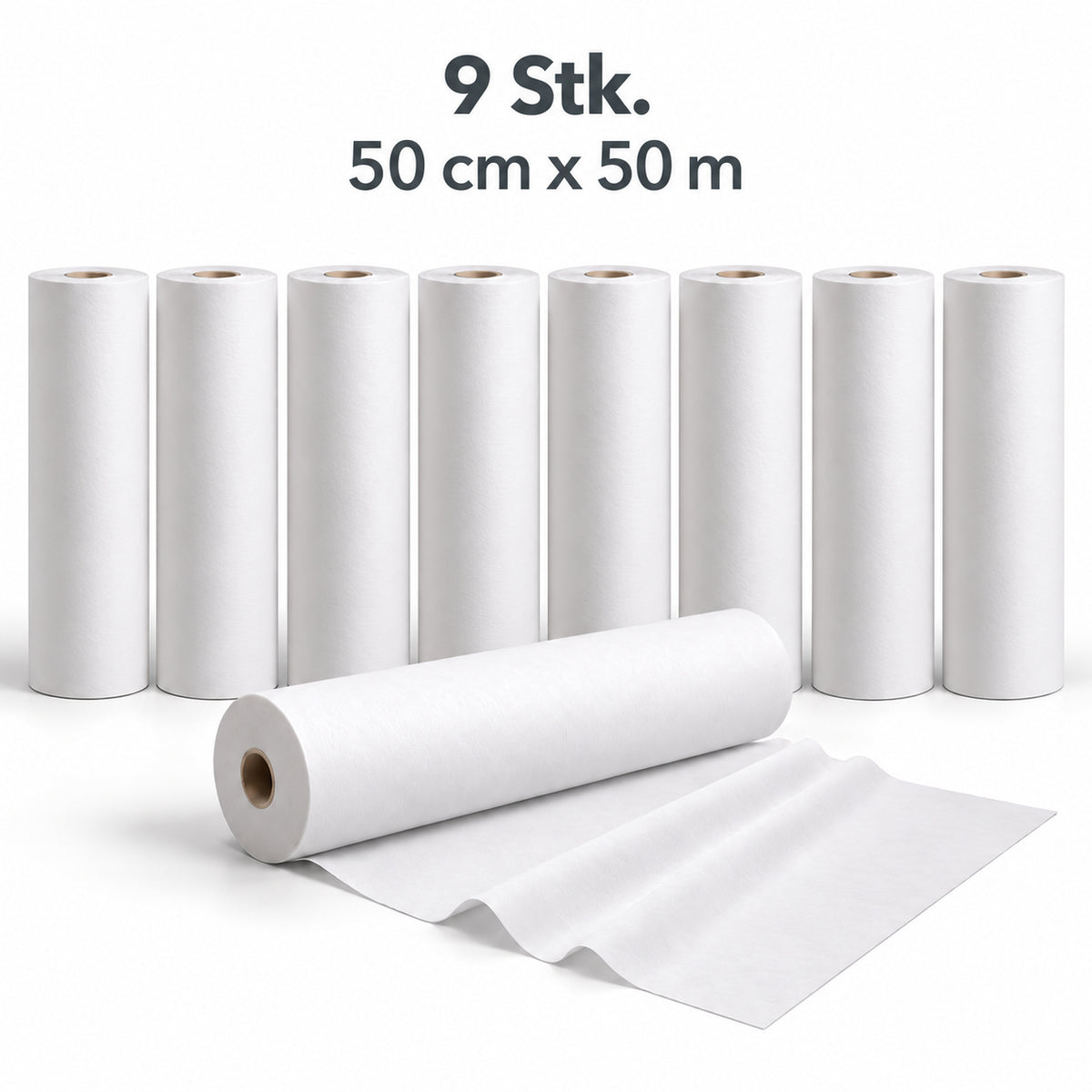 Fripa Liegenabdeckung duo-line+ 2-lagig, 9 Rollen, 50 m.