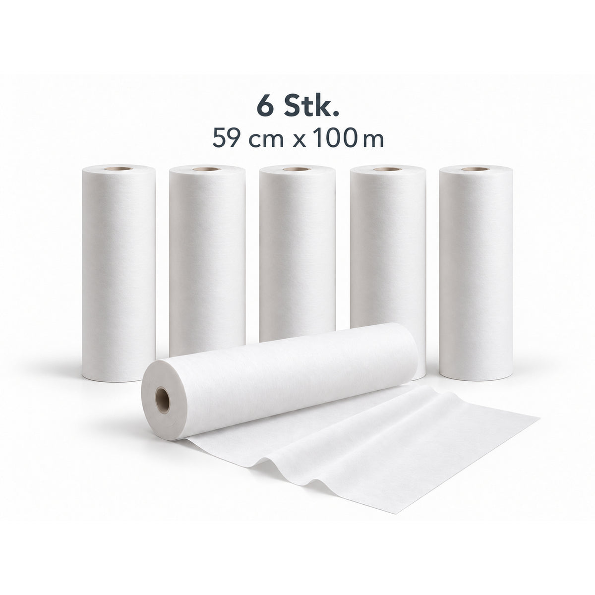 Fripa Liegenabdeckung duo-line+ 2-lagig, 6 Rollen, 100 m.