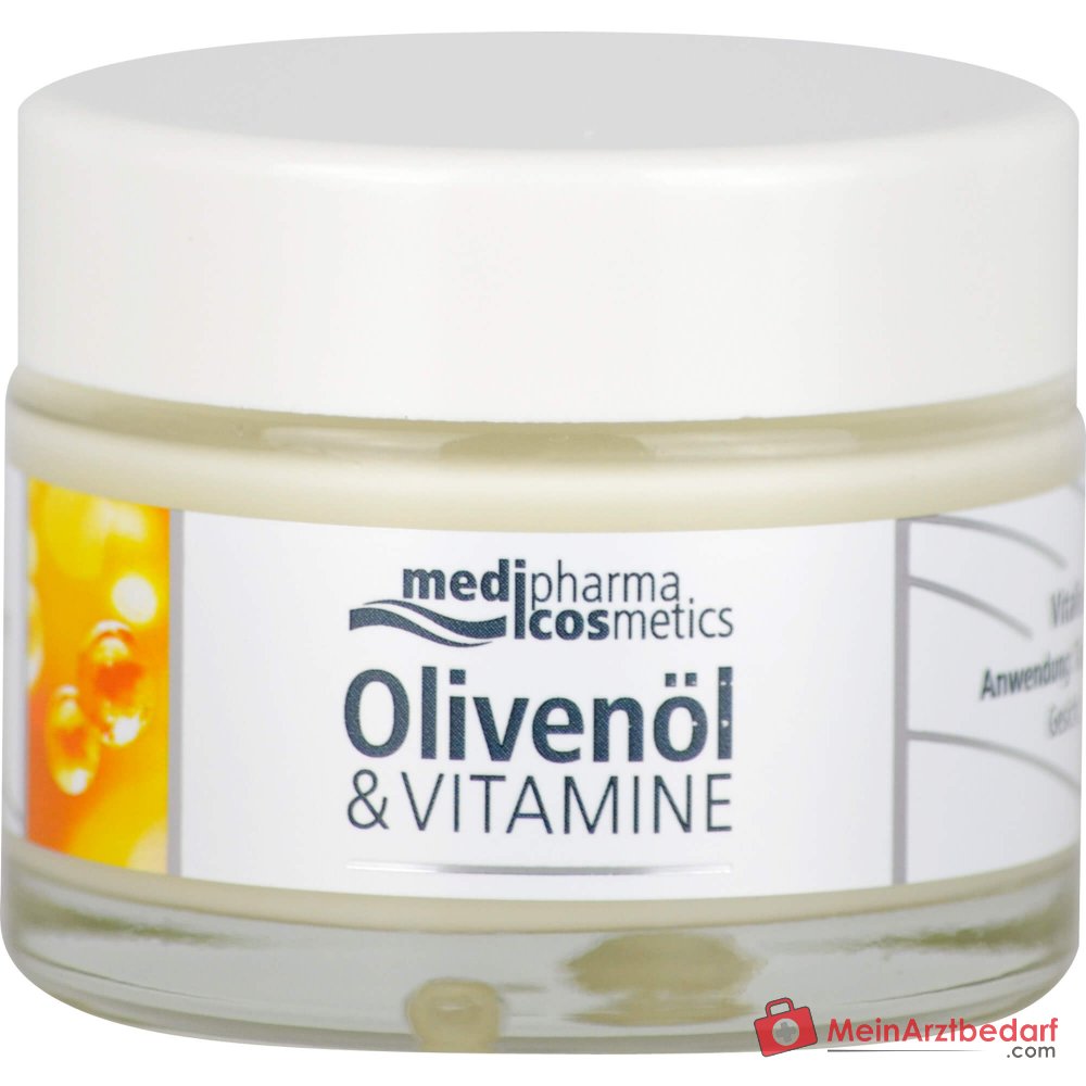 medipharma cosmetics Oliwa z oliwek i witaminy Energizująca pielęgnacja odbudowująca SPF 6, 50 ml