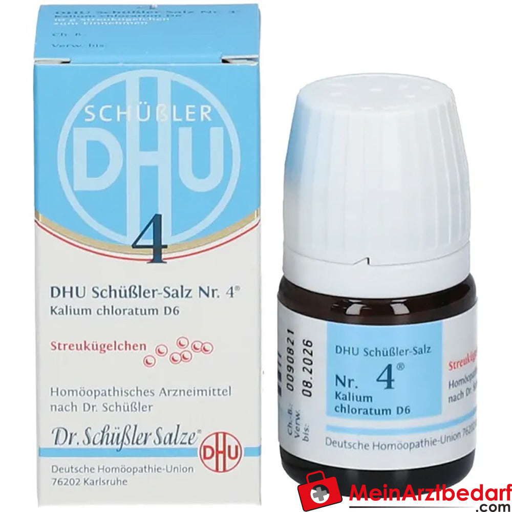 DHU Schüßler Nr. 4 Kalium chloratum D6.