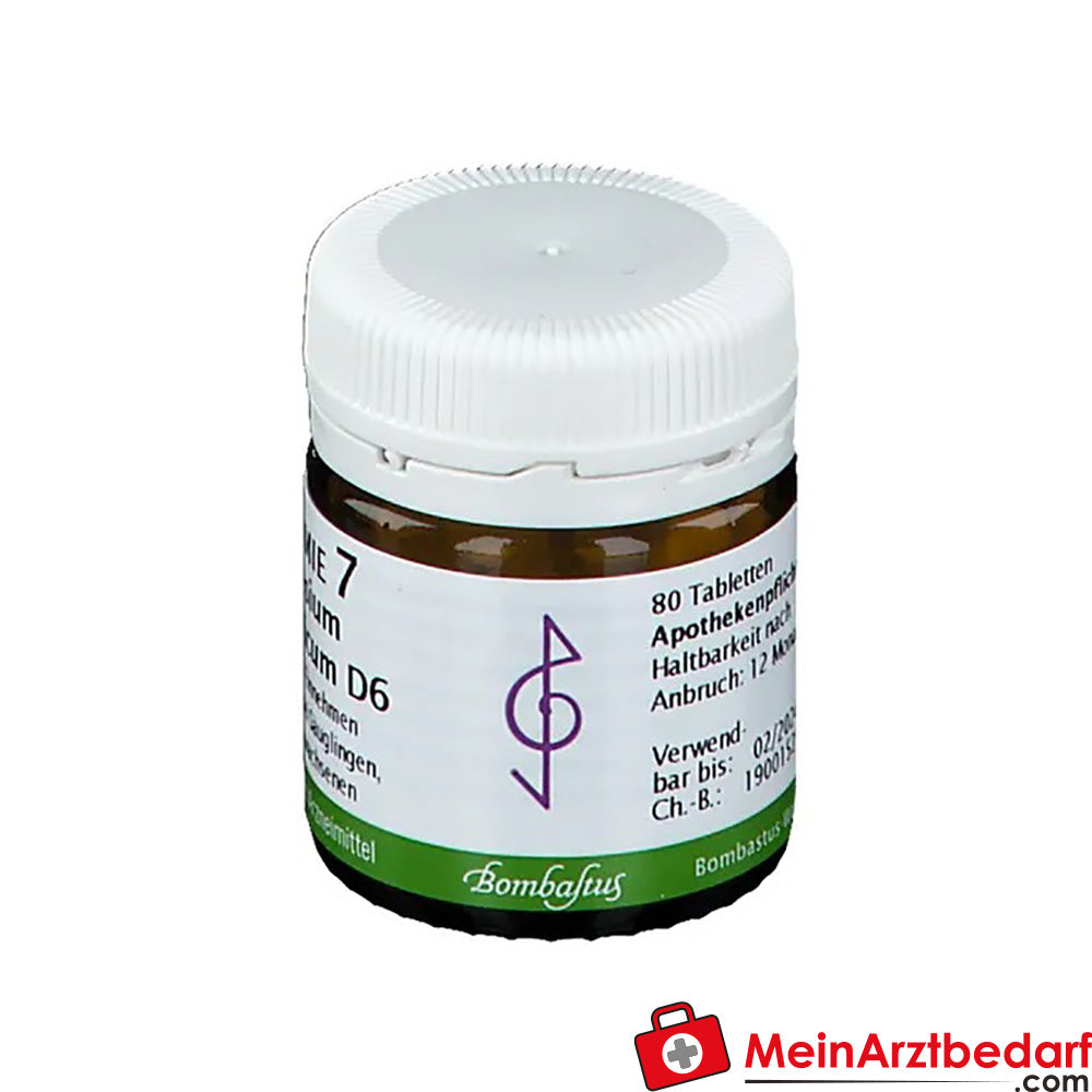 Bombastus Biochemie 7 Magnesium phosphoricum D 6 Tabletten.
