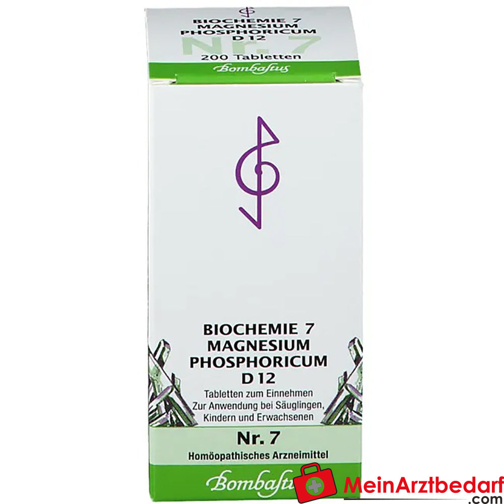 Bombastus Biochemie 7 Magnesium phosphoricum D12 Tabletten.