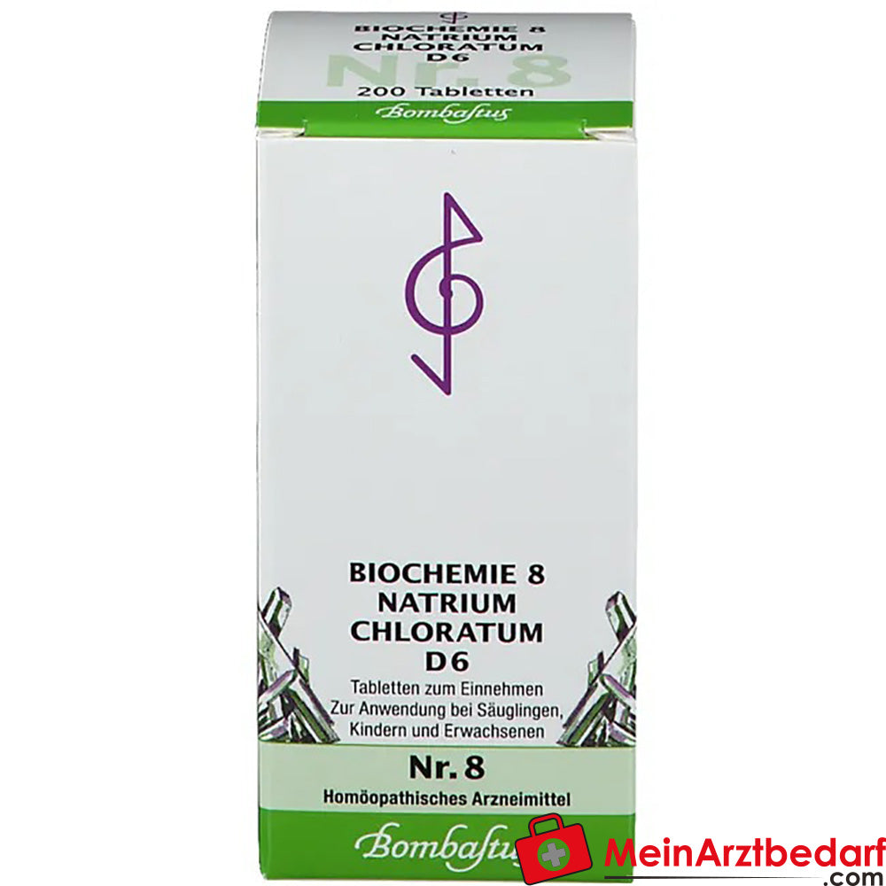 Bombastus Biochemie 8 Natrium chloratum D 6 Tabletten.