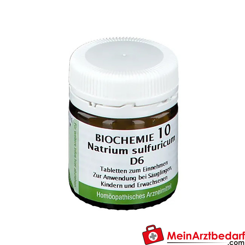Bombastus Biochemie 10 Natrium sulfuricum D 6 Tabletten.