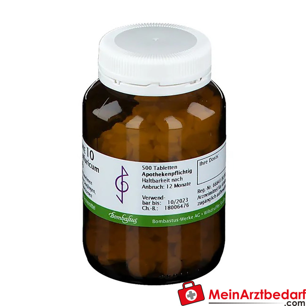Bombastus Biochemie 10 Natrium sulfuricum D 6 Tabletten.