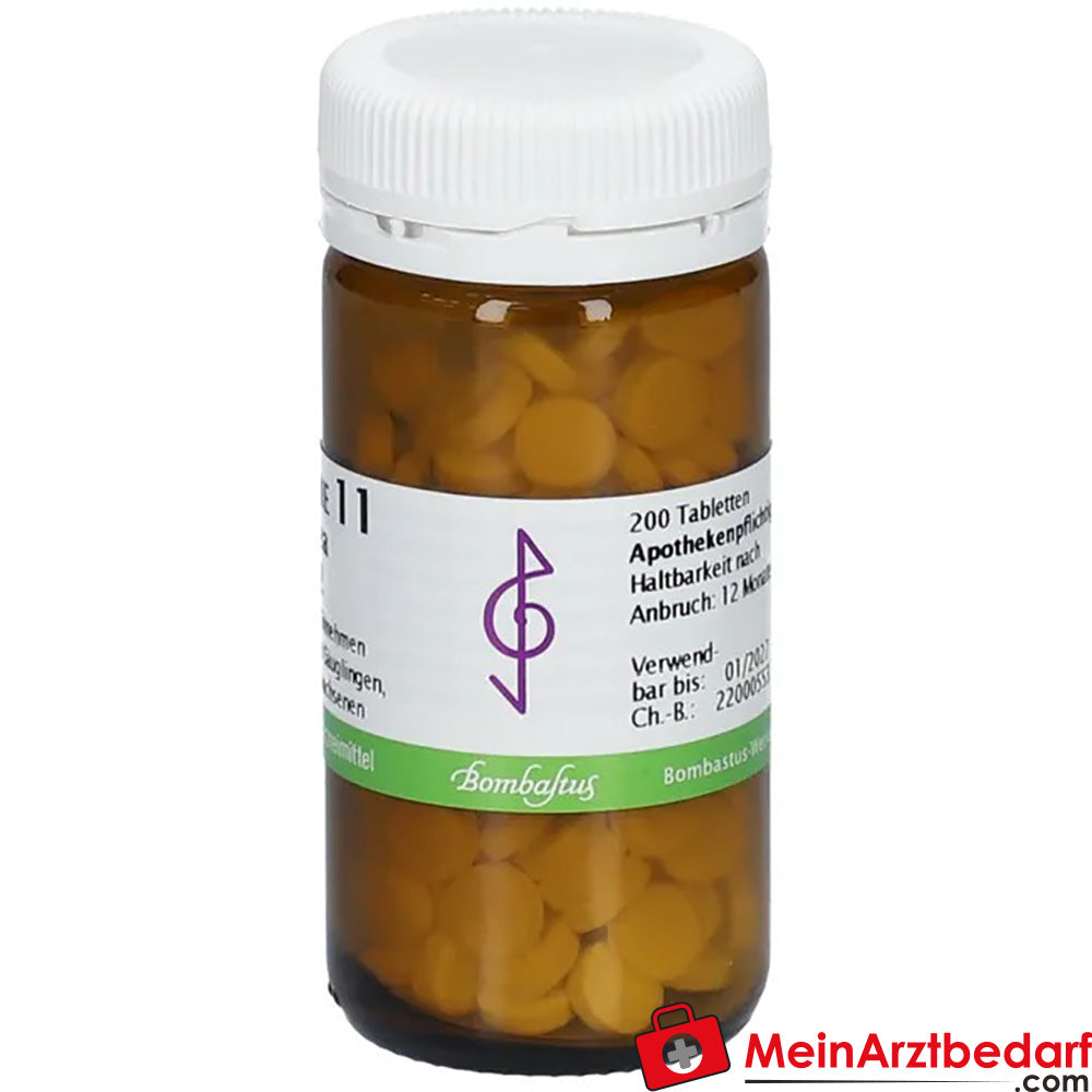 Bombastus Biochemie 11 Silicea D 12 Tabletten.