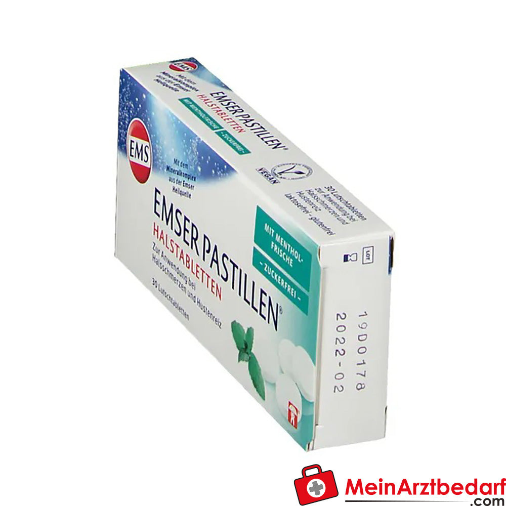 EMSER Pastillen® mit Mentholfrische zuckerfrei, 30 St..