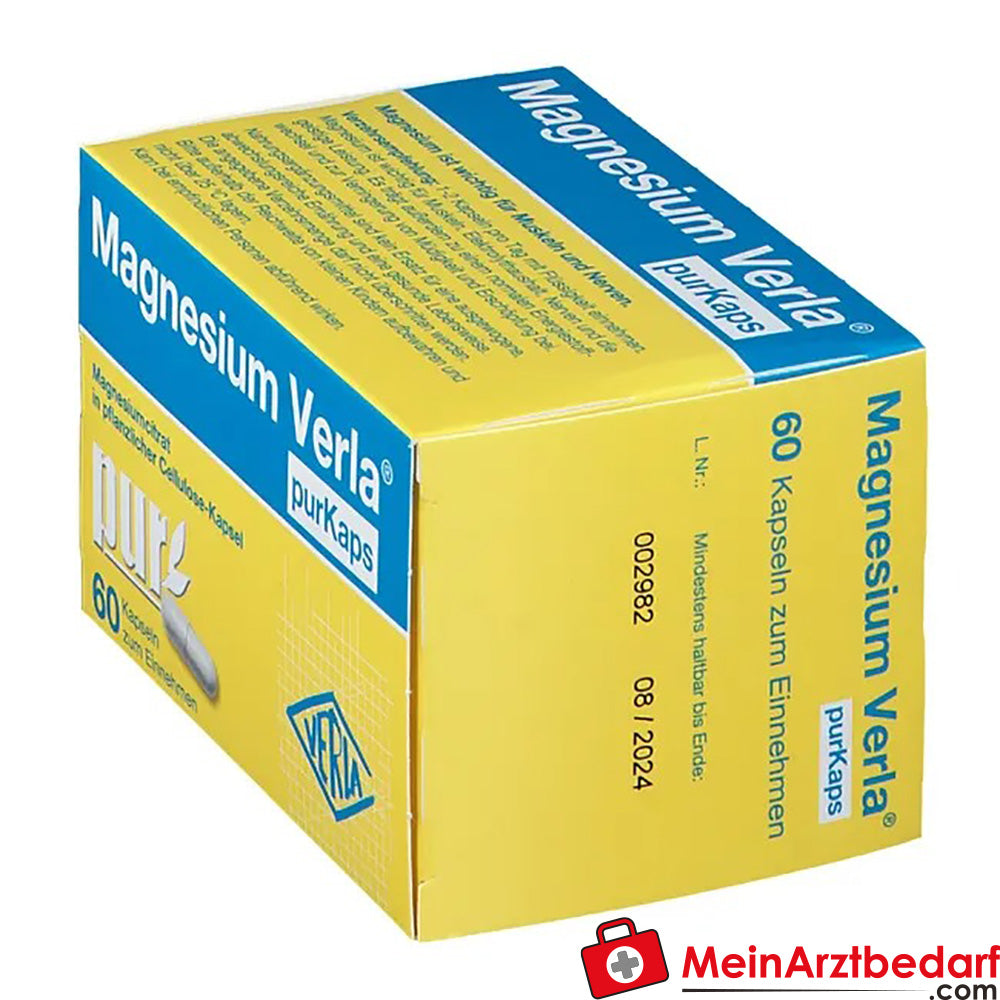 Magnesium Verla® purKaps Kapseln, 60 St..