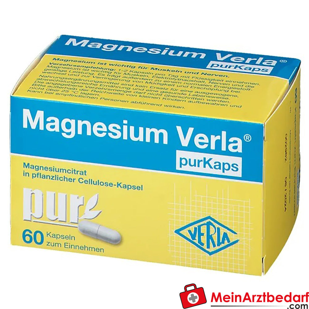 Magnesium Verla® purKaps Kapseln, 60 St..