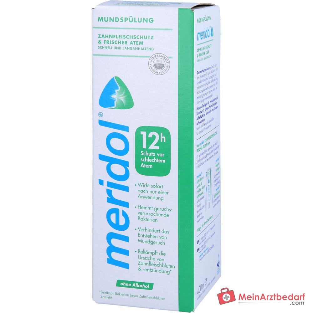 Enjuague bucal meridol Aliento Seguro, 400 ml