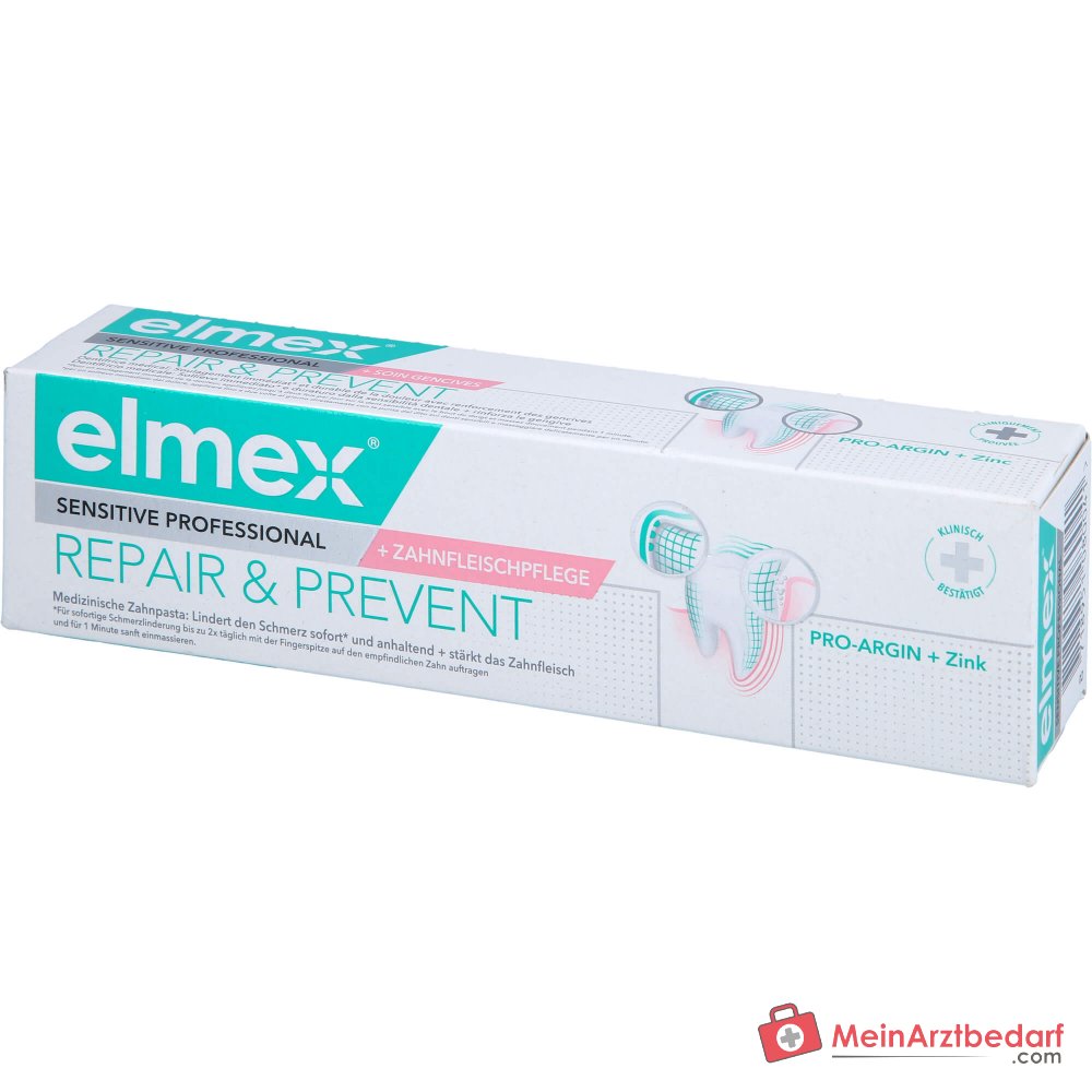 elmex Sensitive Professional Repair & Prevent Arginin / Zink Zahnpasta, 75 ml.