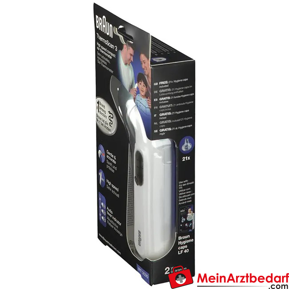 Braun ThermoScan® 3 Ohr-Kompaktthermometer, 1 St..