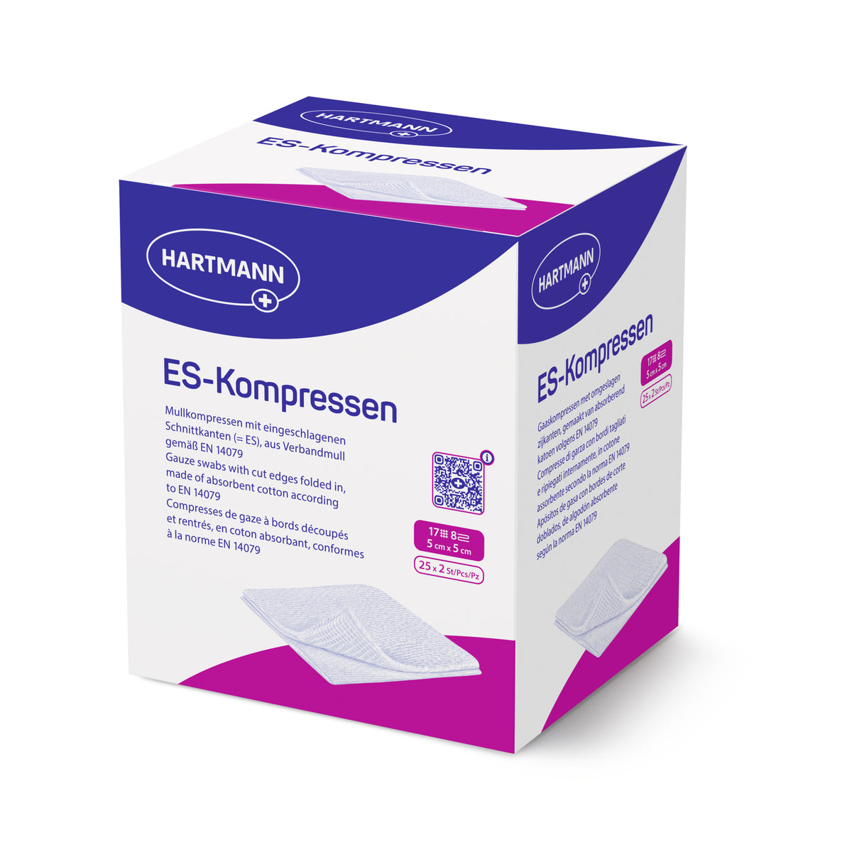 Hartmann ES-Kompressen steril, 8-fach, 25 x 2 Stk.