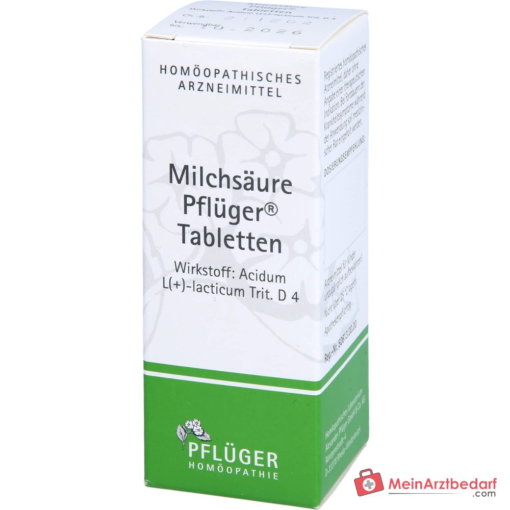 Pflüger Milchsäure Acidum L(+)-lacticum D4 compresse, 100 pz.