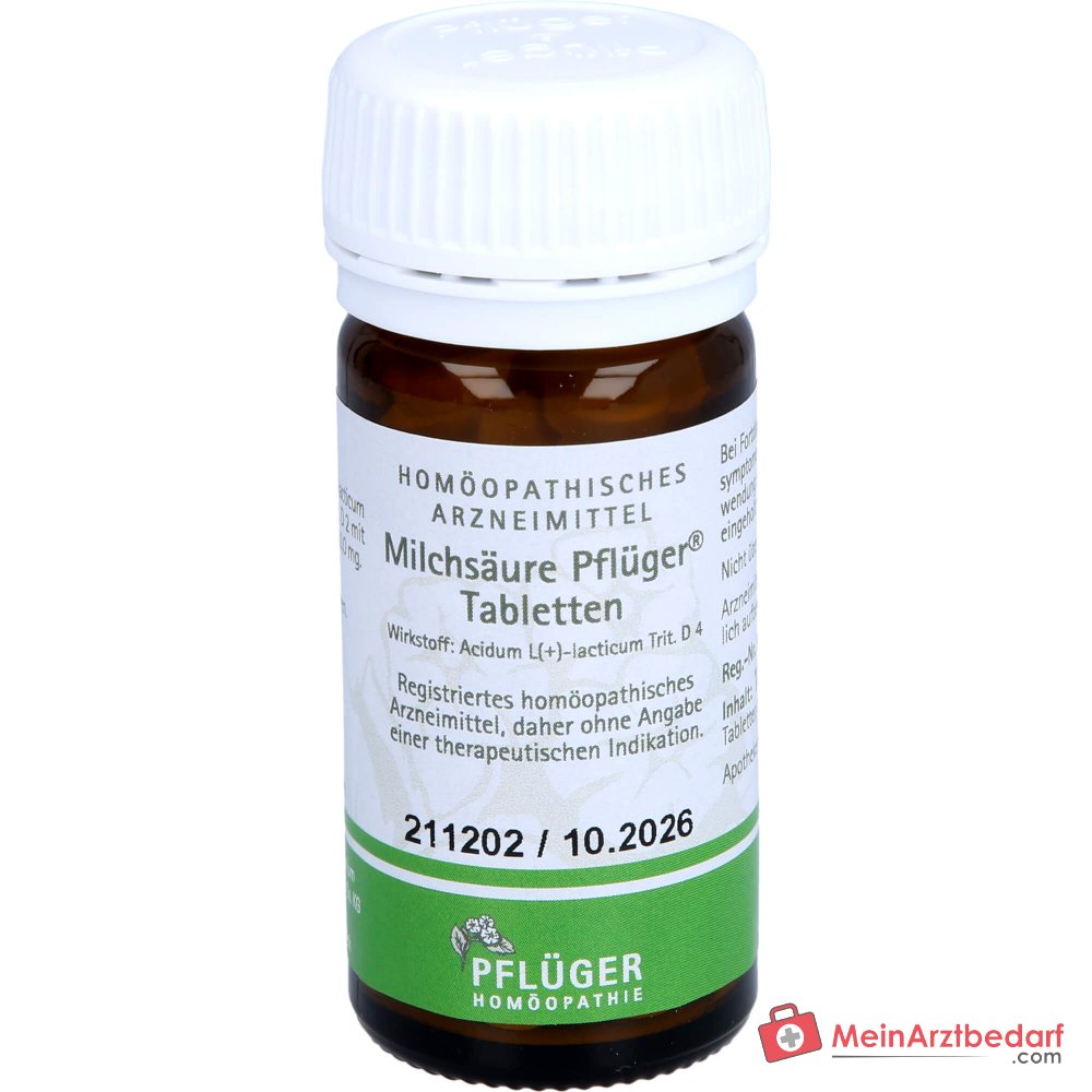 Pflüger Milchsäure Acidum L(+)-lacticum D4 compresse, 100 pz.