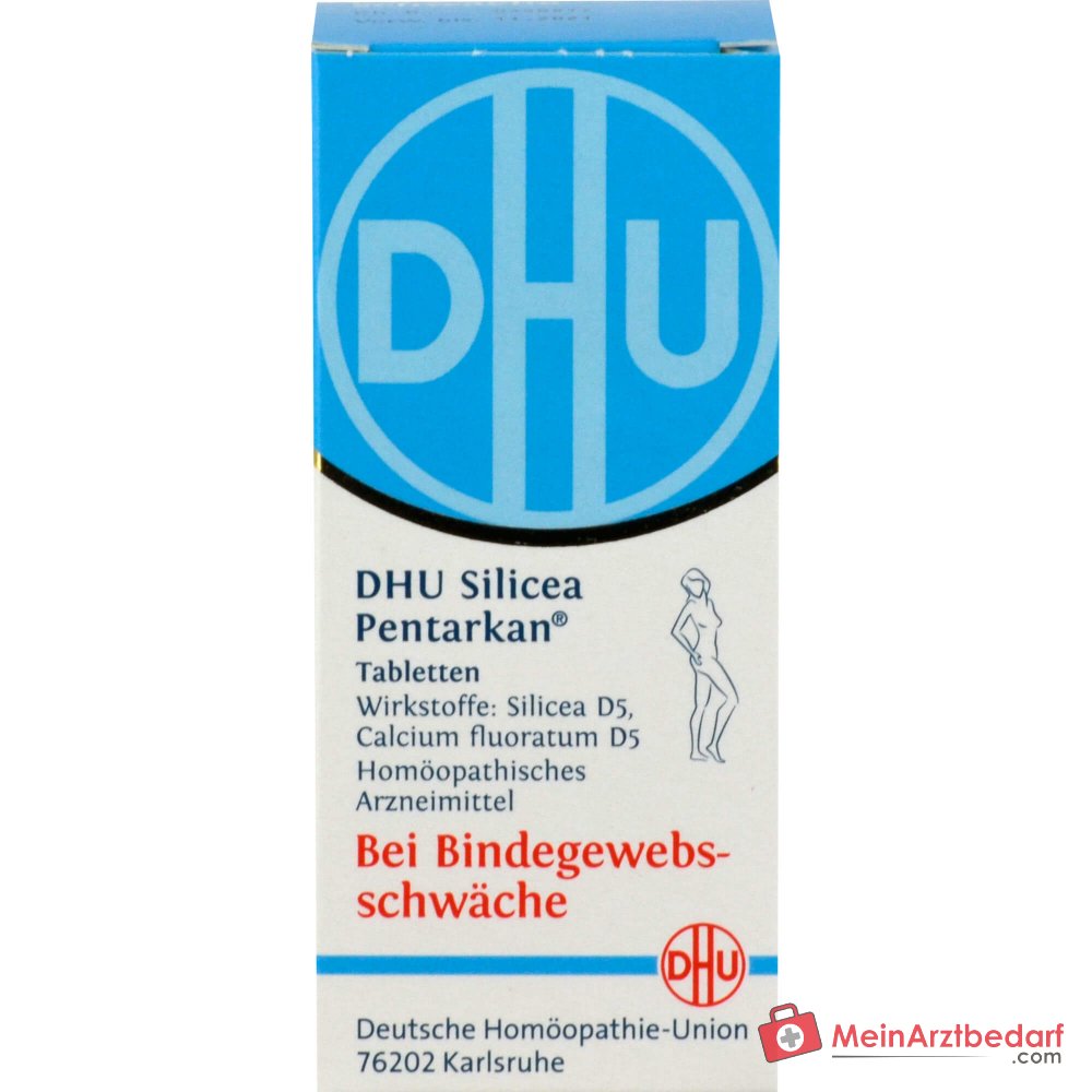 DHU Silicea Pentarkan Silicea / Calcium fluoratum tabletki, 80 szt.