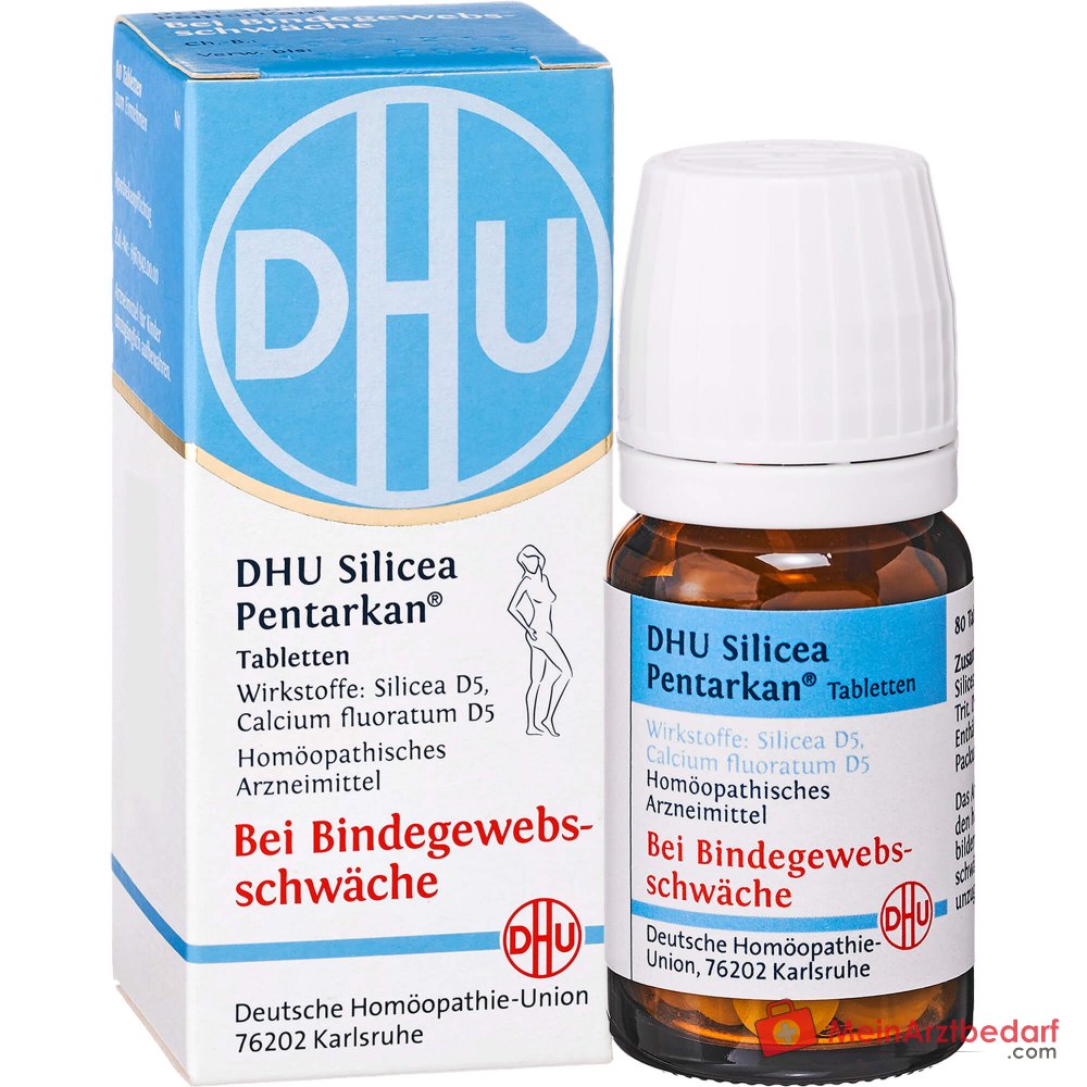 DHU Silicea Pentarkan Silicea / Calcium fluoratum tabletki, 80 szt.