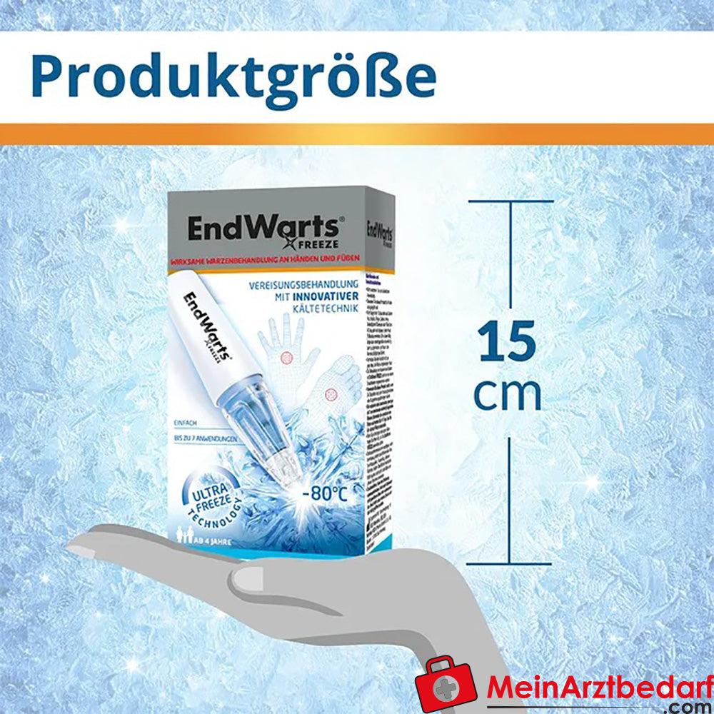 EndWarts FREEZE: Vereisungsmittel zur Entfernung von Warzen, 7,5g.