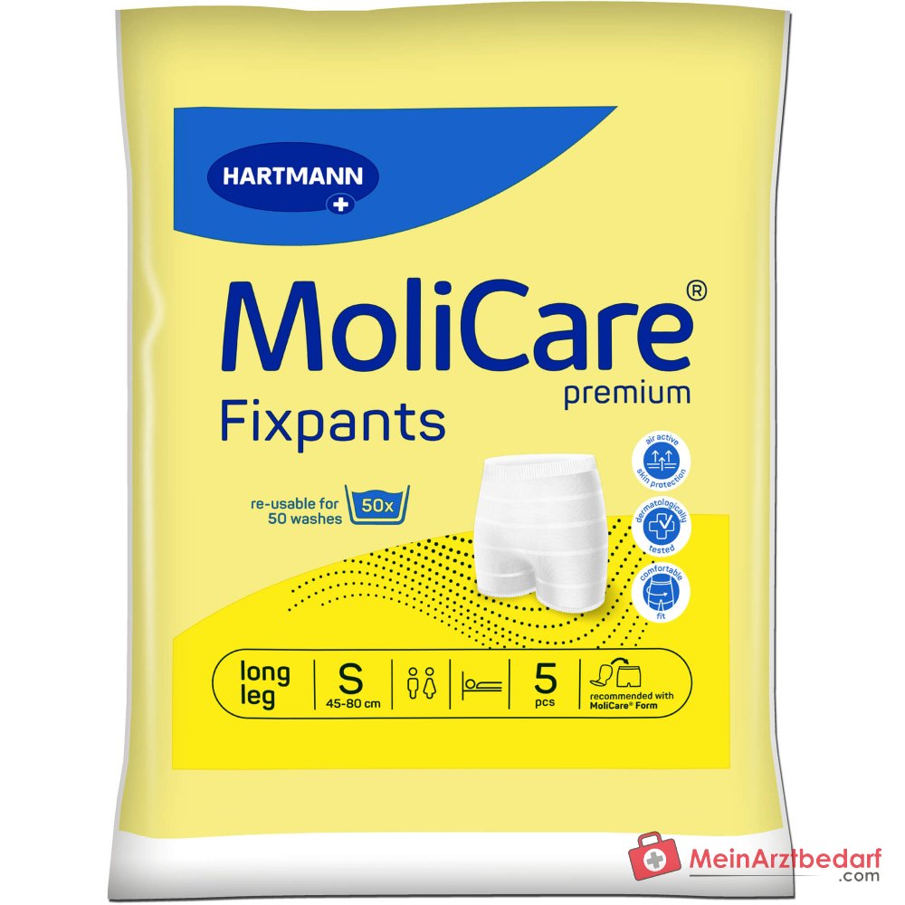MoliCare Premium Fixbroek met lange pijpen fixatiebroekje maat S voor incontinentie