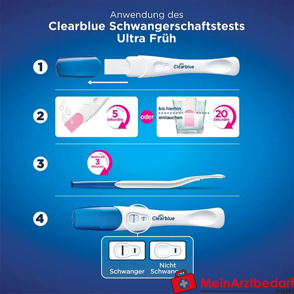 Clearblue Schwangerschaftstest Frühe Erkennung, 1 St..